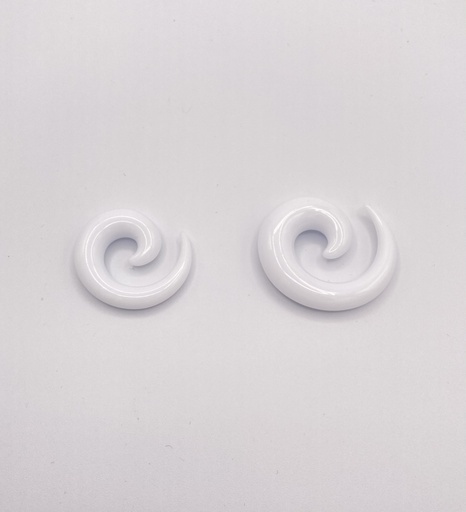 Ecarteur spirale du 10 au 16mm blanc